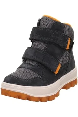 Superfit TEDD Warm gefütterte, Stivali da Neve, Grau/Orange 2000, 33 EU Larga