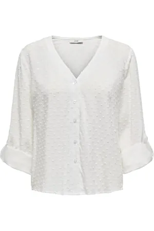 JDY Diana Life 7/8 Dobby-Maglietta Wvn Noos Camicia da Donna, , M