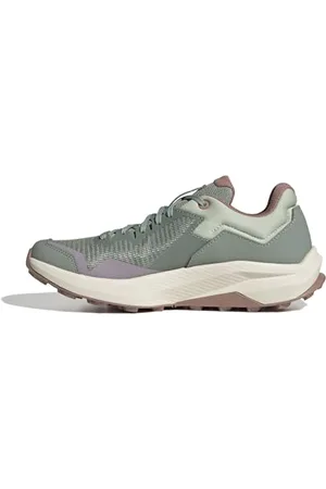 adidas Terrex Rider Trail Running Shoes, Scarpe Donna, Silver Green/Linen Green/Warm Clay, 38 EU