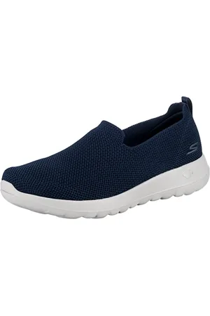 Skechers Womens Walking Sneaker, Navy/White, 7.5 US