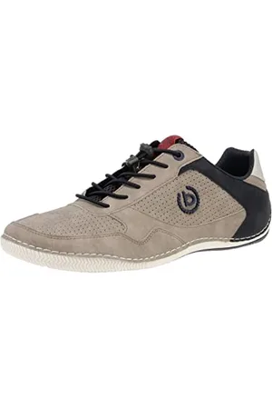 Bugatti Sneakers casual con suola flessibile, scarpe stringate con memory foam, lacci elastici Uomo, Talpa, 46 EU