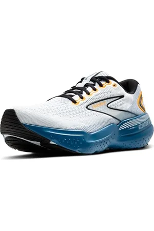 Brooks Men Glycerin GTS 21 White/Sapphire/Orange 11.5 Medium