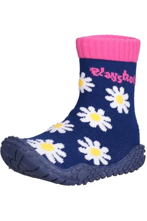 Playshoes Calzini da Mare con Protezione UV Magerite, Scarpe da Acqua Unisex - Bambini e ragazzi, Blu (Marine 11), 28/29 EU