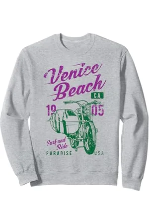 Awesome Venice Beach CA Souvenirs and Designs Venice Beach, California, design retrò vintage invecchiato Felpa