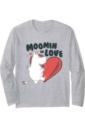 Moomin In Love troll Cuore Maglia a Manica