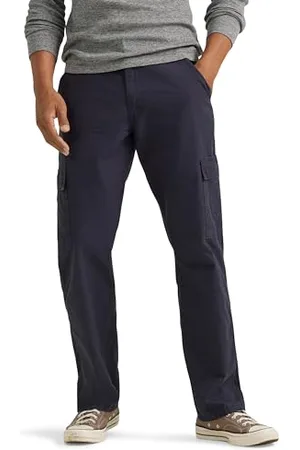 Wrangler Pantaloni Casual Uomo, Navy Ripstop, W40 / L30