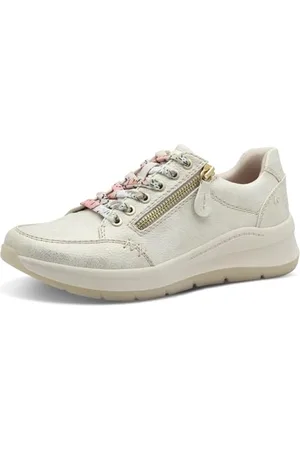 Jana Damen Vegan Komfort, Scarpe da Ginnastica Donna, Gold, 41 EU