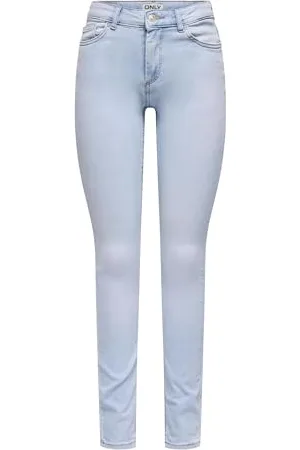 ONLY Onlblush Mid Skinny DNM Tai006 Noos Jeans Fit, , (M) W x 32L Donna