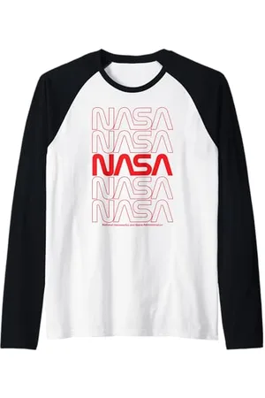 Nasa In Welcome Bag Testo Maglia con Maniche Raglan