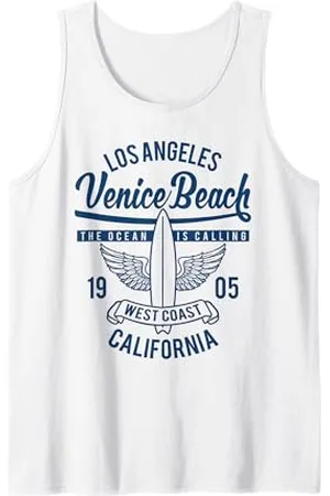 Awesome Venice Beach CA Souvenirs and Designs Venice Beach, California, design retrò vintage da surf Canotta