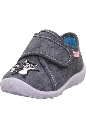 Superfit Spotty, Scarpe da Casa Bimbo 0-24, Grigio (Grey 2040), 18 EU