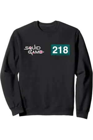 Squid Game Logo E Numero Giocatore 218 Felpa