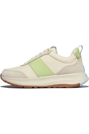FitFlop F-Mode Flow Fabric/Suede/Leather Flatform Sneakers, Scarpe da Ginnastica Donna, , 39 EU