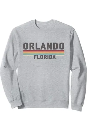 Graphic Club Inc. Orlando - Florida - Vintage / Retro Stripes - Classic Felpa