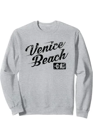 Awesome Venice Beach CA Souvenirs and Designs Venice Beach, California, design retrò vintage invecchiato Felpa