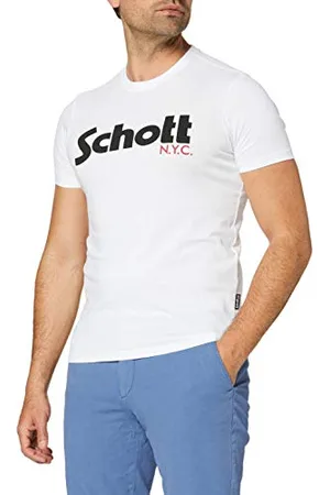 Schott NYC Tslogo, T-Shirt Uomo, , XL
