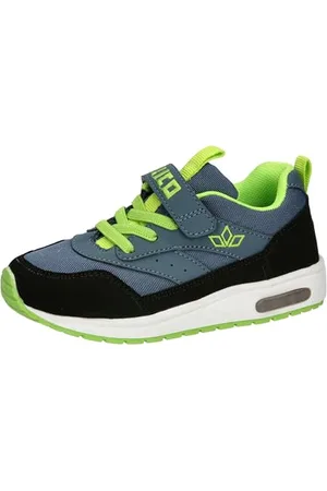 LICO Blinky Boy, Scarpe da Ginnastica, Grau/Schwarz/Lemon, 31 EU