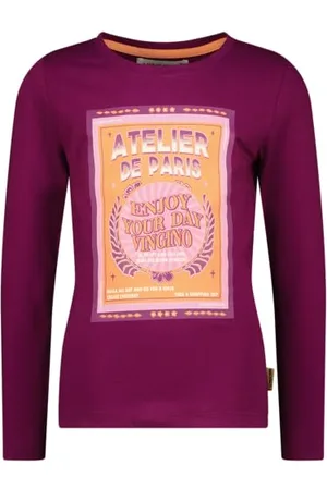 Vingino Girls Janneke in Colour Purple in Size 10 T-Shirt, , Anni Bambine e Ragazze