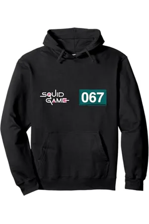 Squid Game 067 Numero Giocatore Con Logo Felpa con Cappuccio