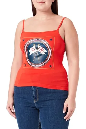 Moschino Canotta Aderente, Colore: , 50 Donna