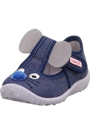 Superfit Spotty, Scarpe da Casa Bimbo 0-24, Blu (Blue 80), 18 EU