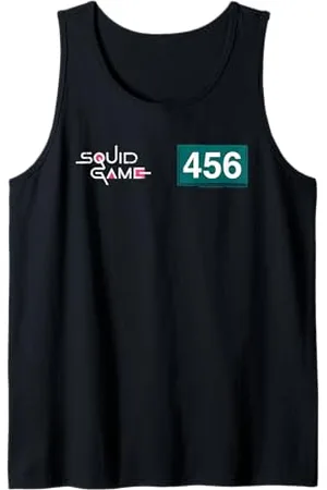 Squid Game Player 456 Numero E Logo Canotta