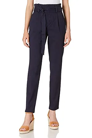VERO MODA Vmeva Hr Loose Paperbag Cot Pantaloni Noos Ga, Pantaloni da donna, , S