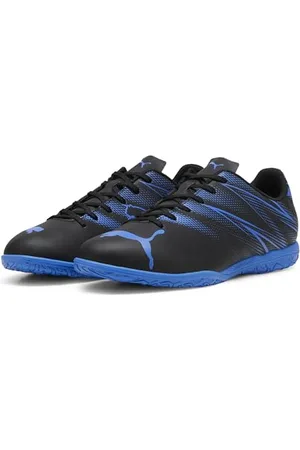 PUMA ATTACANTO IT, Soccer Shoe, Black-BLUEMAZING, 40 EU