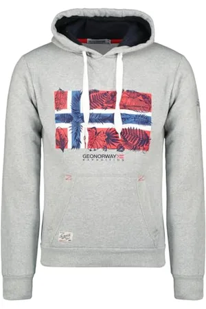 Geographical Norway Gpalm Men Felpa con Cappuccio, , XL Uomo