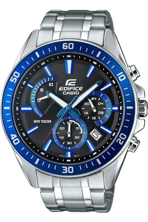 Casio Orologio Cronografo al Quarzo Uomo con Cinturino in Acciaio Inossidabile EFR-552D-2AVUEF