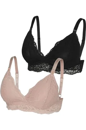 Mama;licious Mlsidsel Alba Lace Bra 2f 2-p Reggiseno, , M Donna