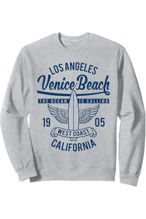 Awesome Venice Beach CA Souvenirs and Designs Venice Beach, California, design retrò vintage da surf Felpa