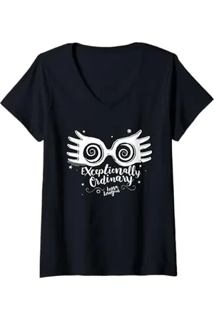 Harry Potter Donna Luna Lovegood Exceptionally Ordinary Maglietta con Collo a V