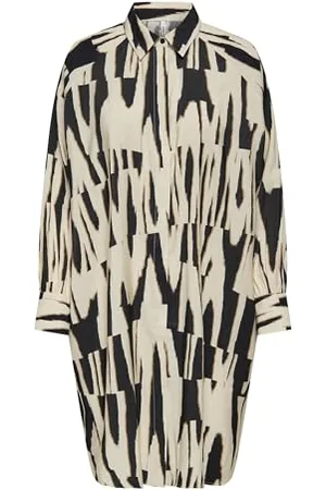 ONLY Onlmila Life L/S Oversize Shirtdress PTM Vestito, , M Donna