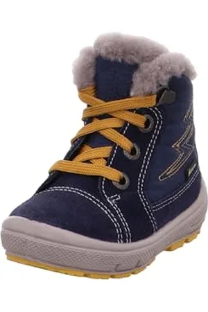 Superfit Groovy 316, Stivali da Neve, Blau/Gelb 8000, 19 EU
