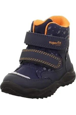 Superfit Glacier Warm gefütterte Gore-Tex, Stivali da Neve, Blau/Orange 8020, 20 EU Larga