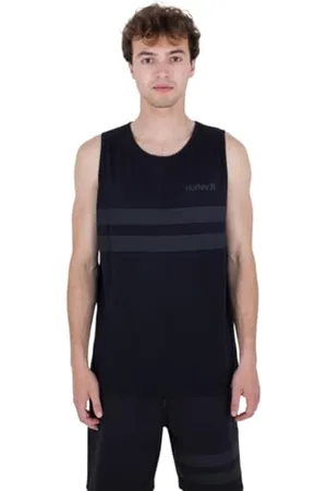 Hurley Canotta Oceancare Stripes, , XL Uomo