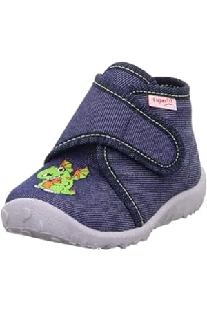 Superfit Spotty, Scarpe da Casa Bimbo 0-24, Blu (Blue 8000), 18 EU