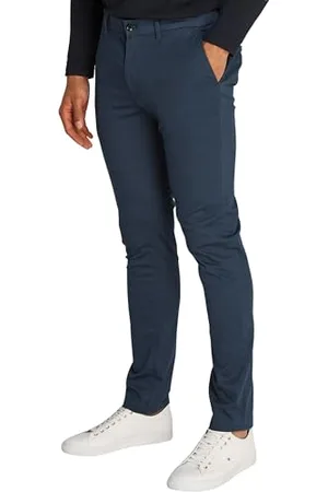 Tommy Hilfiger Bleecker Printed Structure Chino Uomo, (Desert Sky), 36W / 30L