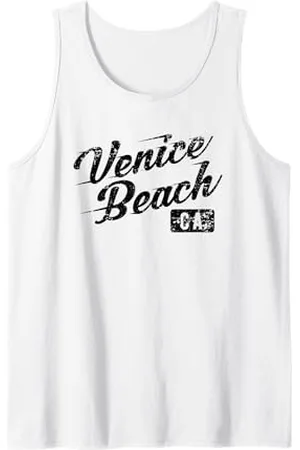 Awesome Venice Beach CA Souvenirs and Designs Venice Beach, California, design retrò vintage invecchiato Canotta