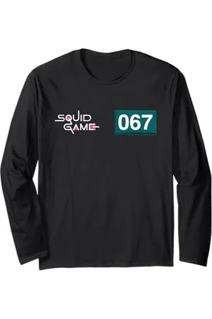 Squid Game 067 Numero Giocatore Con Logo Maglia a Manica