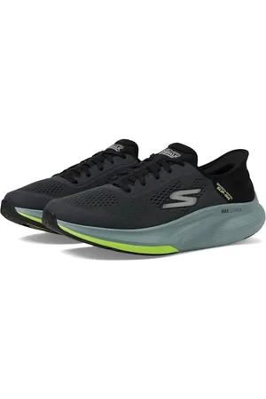 Skechers Hands-Free Slip-ins Go Walk Max Walker Next Generation, Scarpe da Ginnastica Uomo, Tessuto Sintetico Antracite e Nero, 41.5 EU