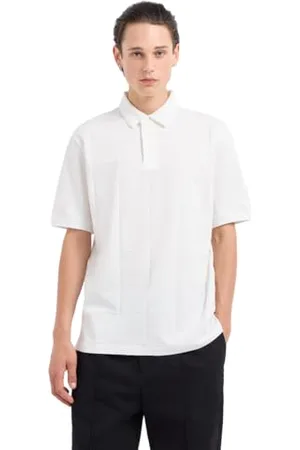 Armani Exchange Maglia Jacquard in Cotone con Logo AX Polo, , L Uomo