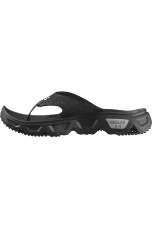 Salomon Reelax Break 6.0 Scarpe da Recovery da Donna, Falcata ammortizzata, Tenuta senza cuciture, Leggerezza, Black, 37 1/3