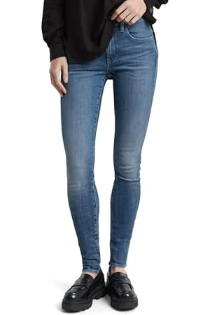 G-Star Donna Lhana Skinny Jeans, (Faded Blue Agate D19079-D441-G763), 27W / 30L