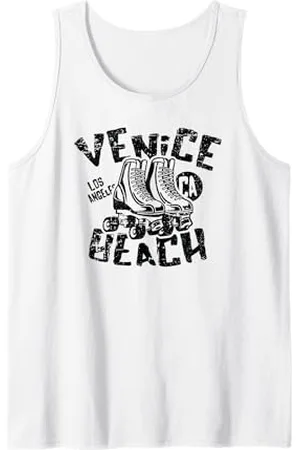Awesome Venice Beach CA Souvenirs and Designs Venice Beach, California, design retrò vintage invecchiato Canotta