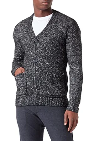 QS by s.Oliver 10.3.11.17.172.2124543 Maglione Cardigan, , XL Uomo