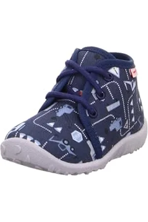 Superfit Spotty, Scarpe da Casa Bimbo 0-24, Blu (Blue/White 8000), 18 EU