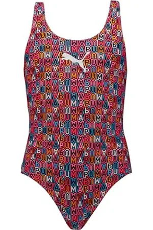 PUMA Printed Costume da Bagno, , 152 Bambine e Ragazze