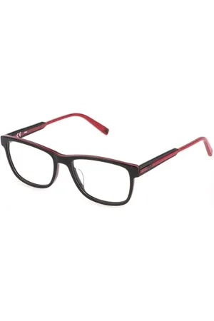 Fila VFI304 Occhiali, Black Top+Red, 54 da uomo